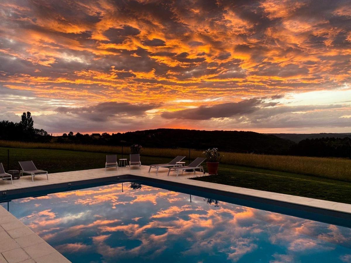 Villa Domaine De Cazal - Gite 2 Pers Avec Piscine Au Coeur De 26 Hectares De Nature Preservee Saint-Cyprien  Exterior foto